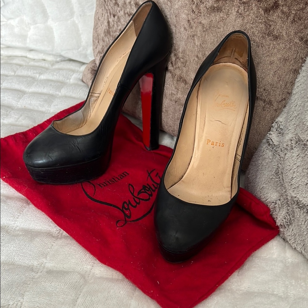 Christian Louboutin Black Women's Heels